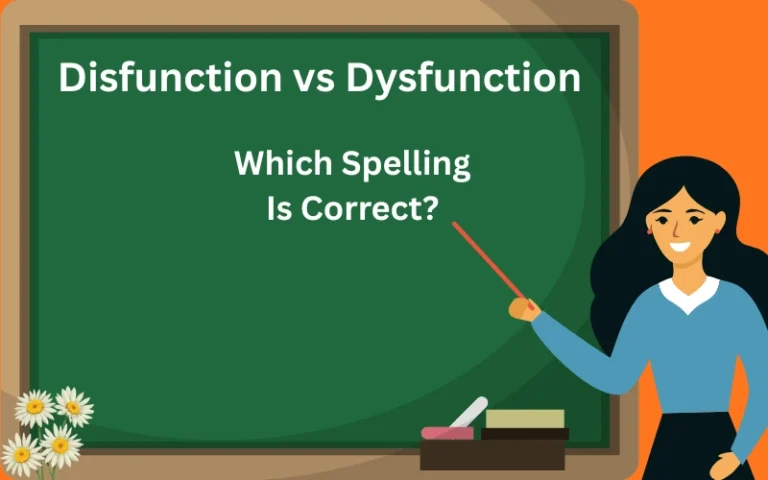 disfunction vs dysfunction