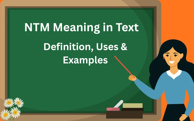 ntm meaning in text