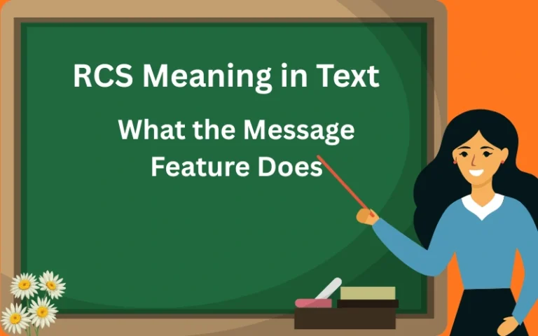 RCS Meaning in Text What the Message Feature Does