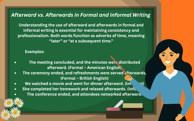 afterward or afterwards