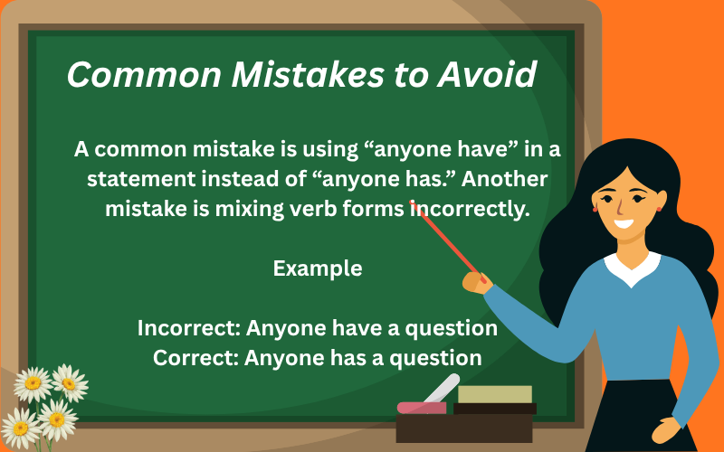 anyone has or anyone have