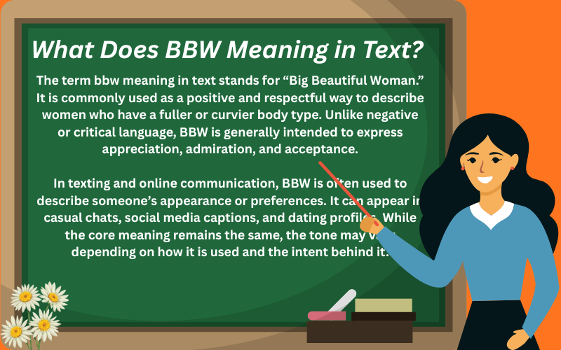 bbw meaning in text