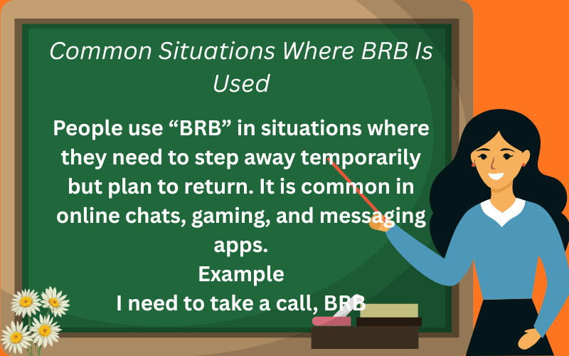 brb meaning in text