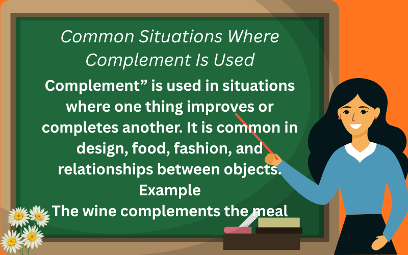 complement or compliment