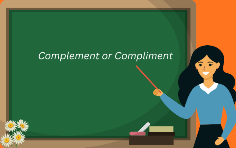 complement or compliment