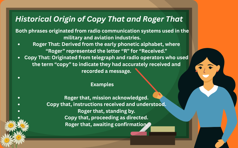 copy that vs roger that