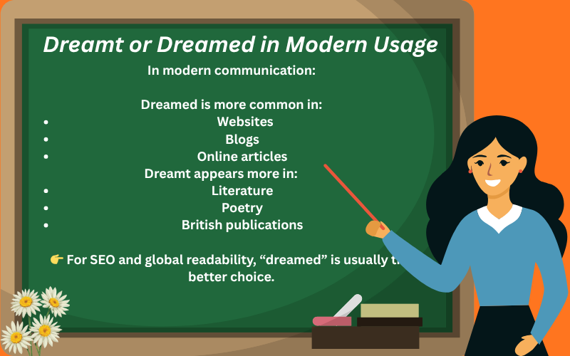 dreamt or dreamed