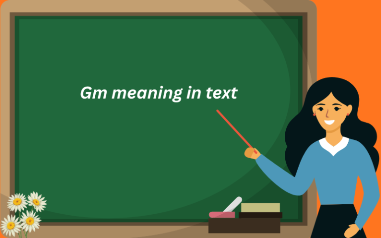 gm meaning in text