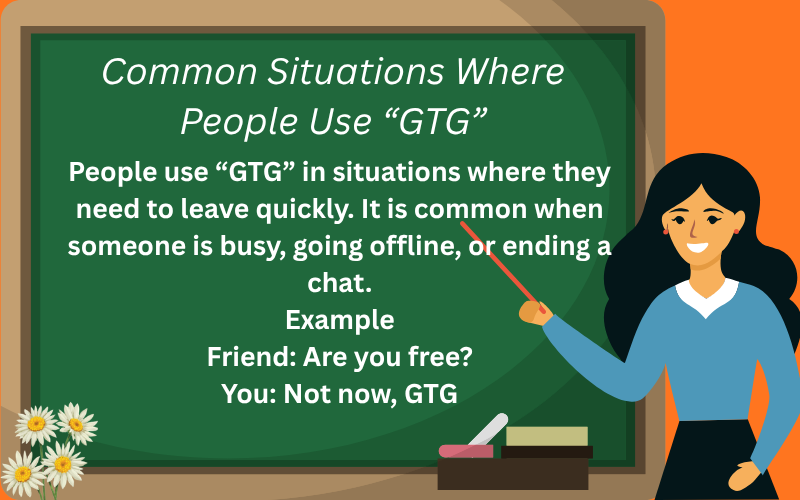 gtg meaning in text