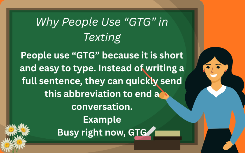 gtg meaning in text