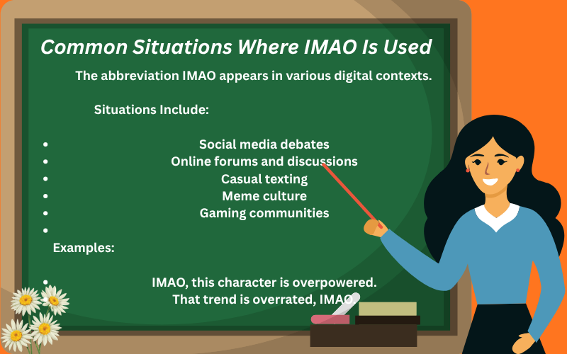 imao meaning in text