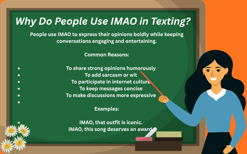 imao meaning in text