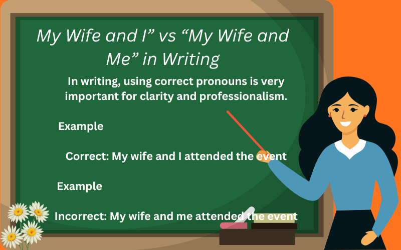 my wife and i or my wife and me