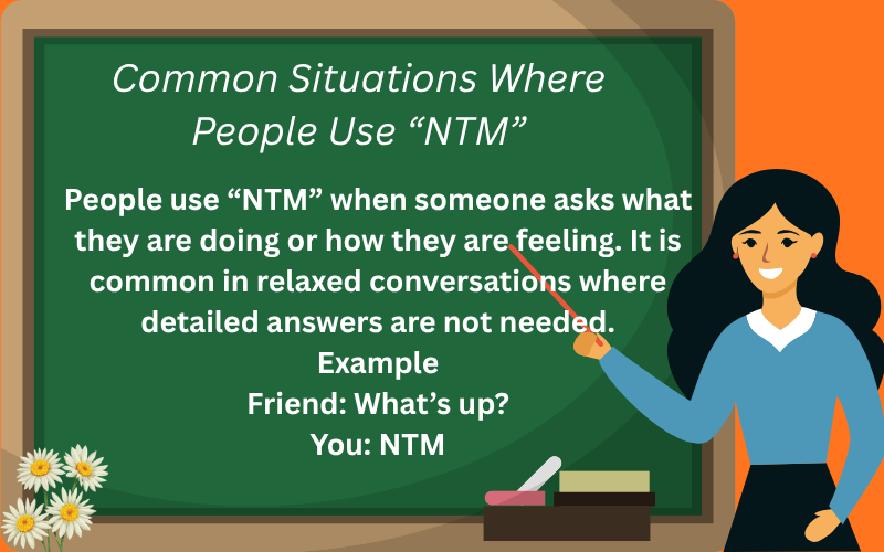 NTM Meaning in Text