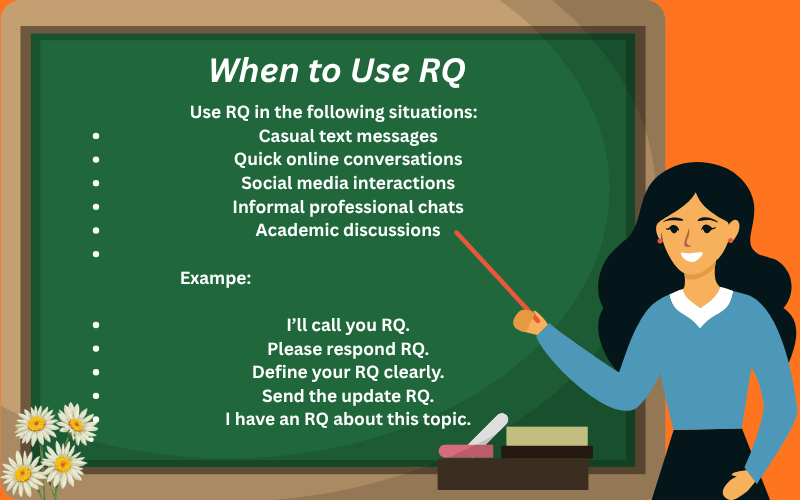 rq meaning in text