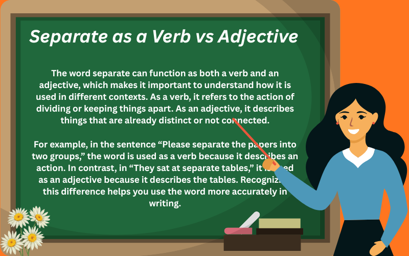 seperate or separate