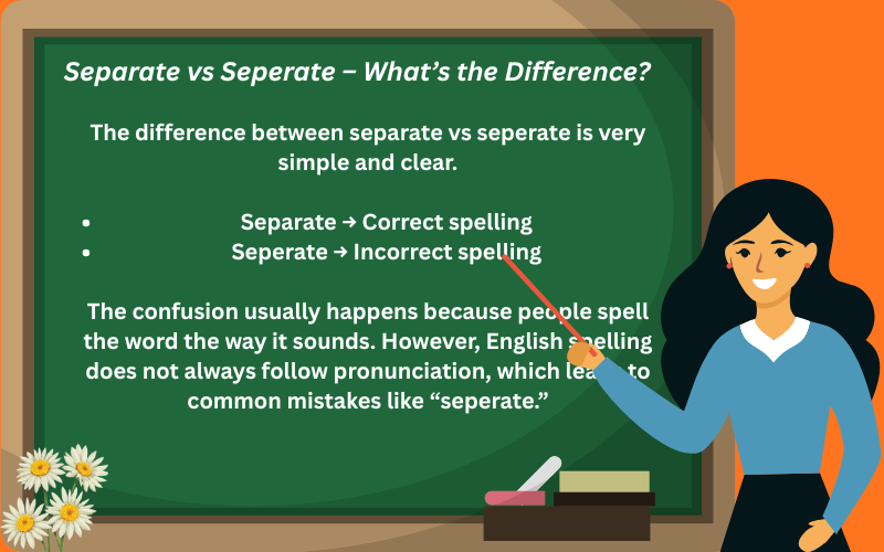 seperate or separate