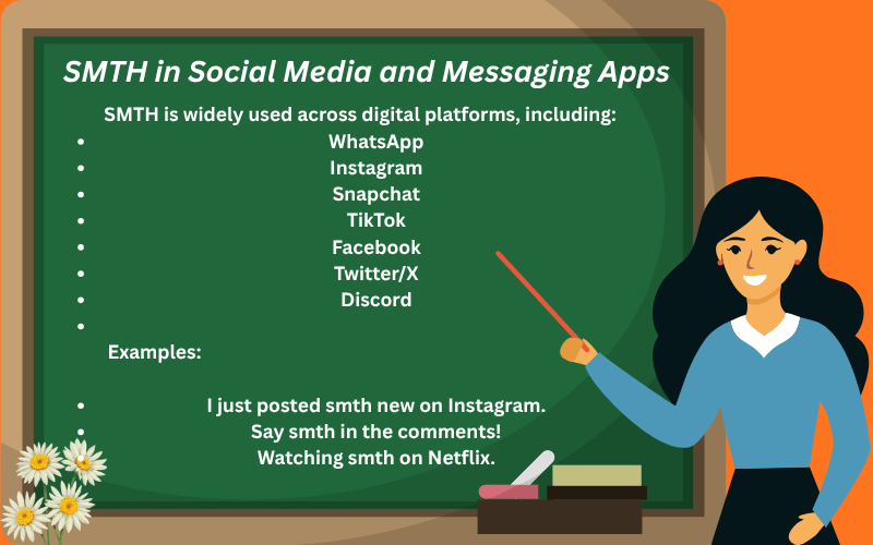 smth meaning in text