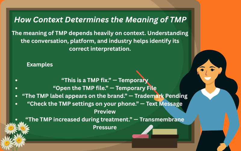 tmp meaning in text