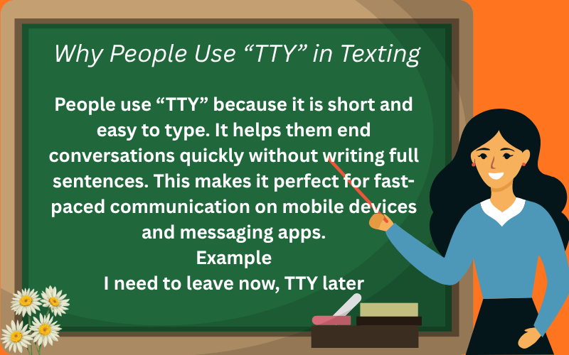 tty meaning in text