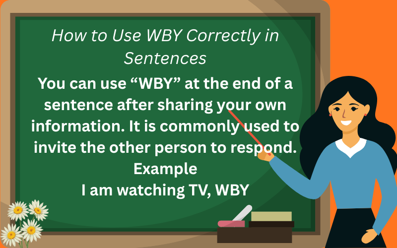 wby meaning in text