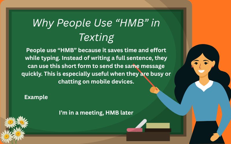 what does hmb mean in text