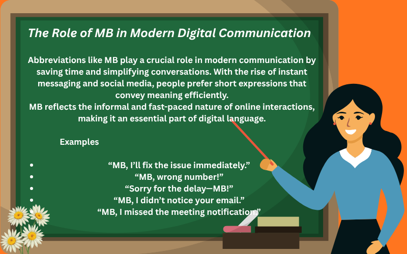 what does mb mean in text