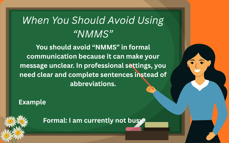 what does nmms mean in text