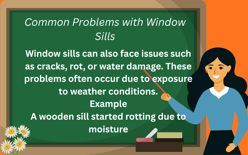 window seal or sill