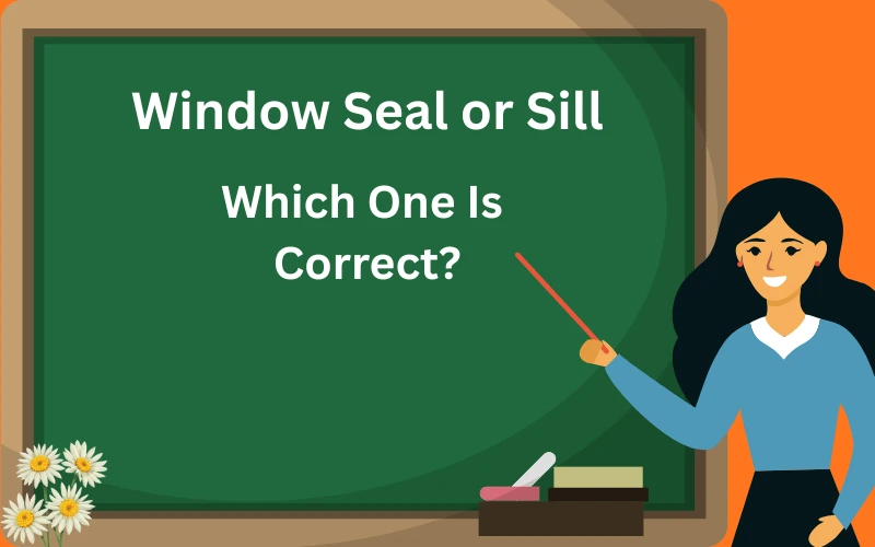 window seal or sill
