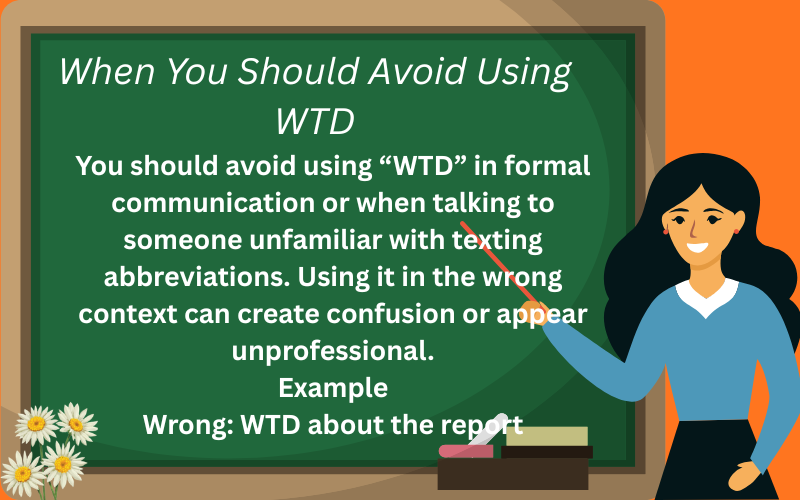 wtd meaning in text