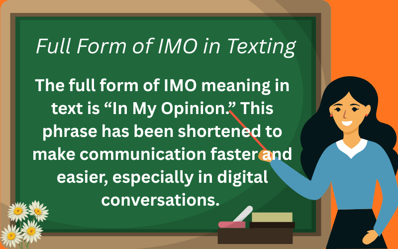 imo meaning in text