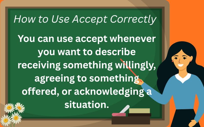 accept or except