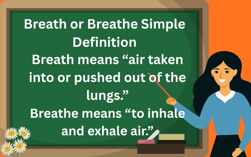 breath or breathe