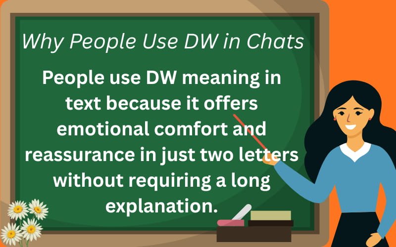 dw meaning in text