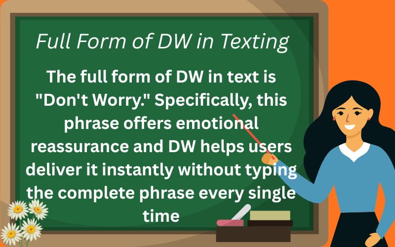 dw meaning in text