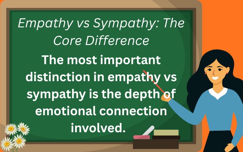 empathy vs sympathy