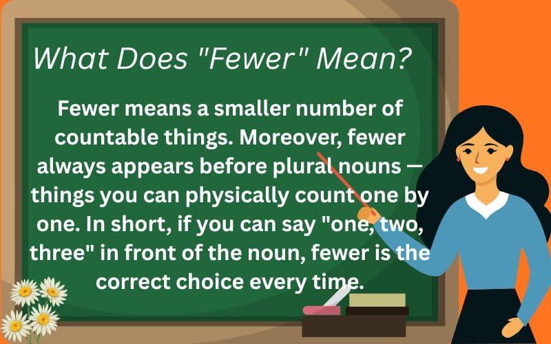 fewer or less