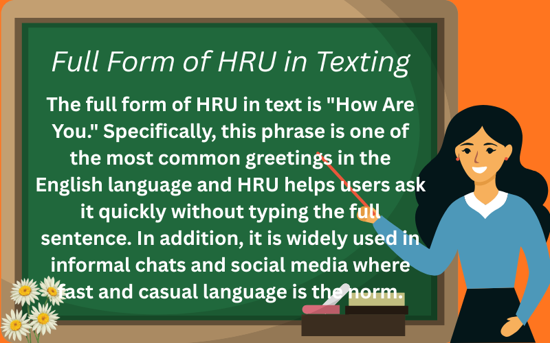 hru meaning in text
