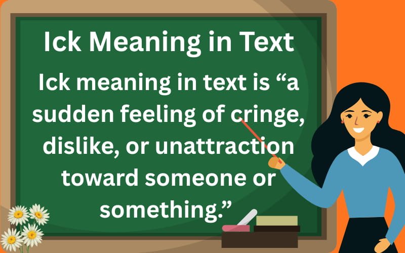 ick meaning in text