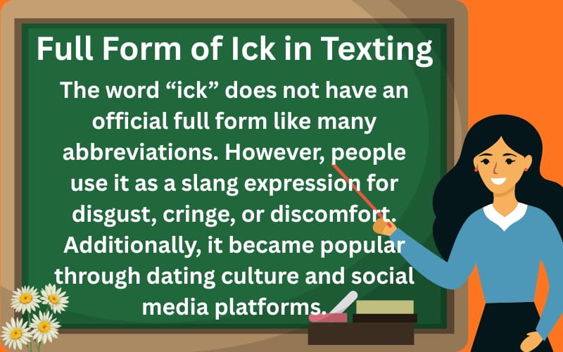 ick meaning in text