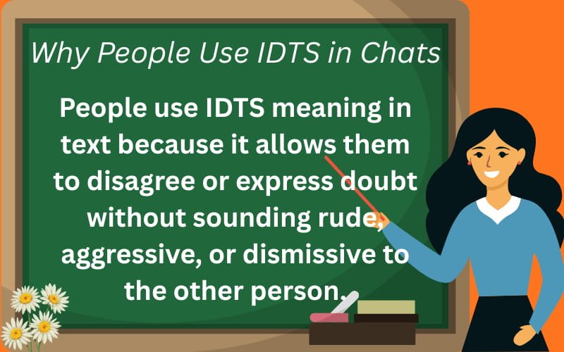 idts meaning in text