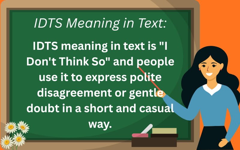 idts meaning in text