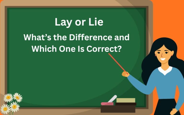 lay or lie
